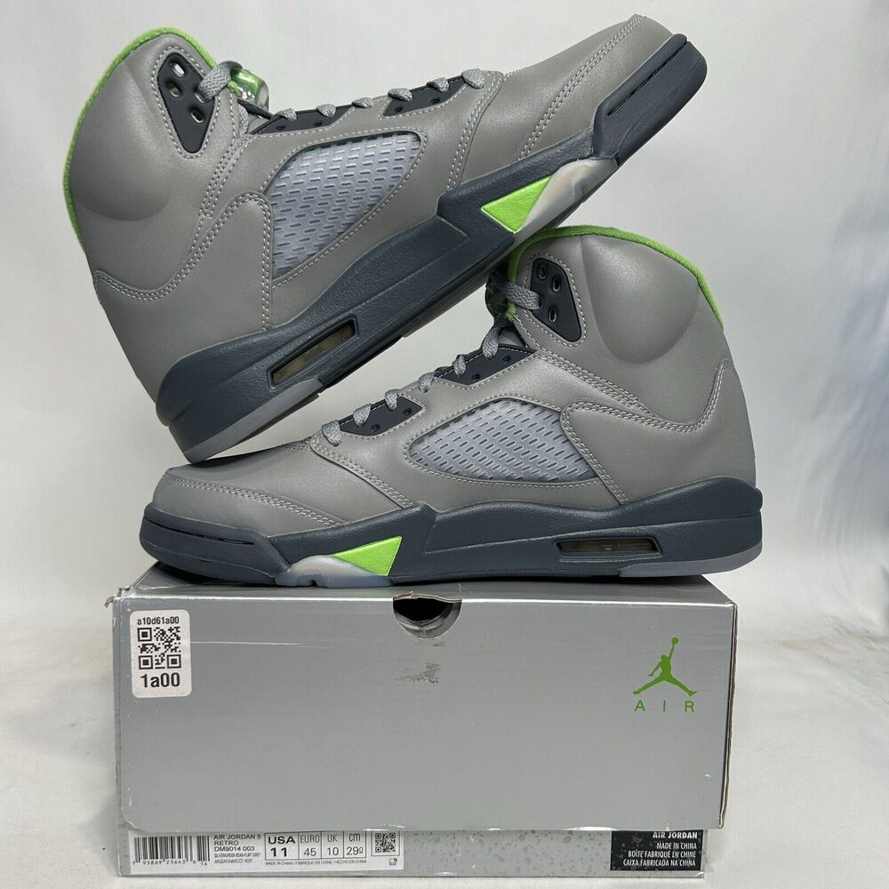 Nike Shoes Air Jordan 5 Retro “Green Bean” 2022 - Picture 3 of 5